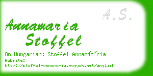 annamaria stoffel business card